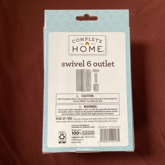 Complete Home Swivel 6 Outlet New - Picture 4 of 11